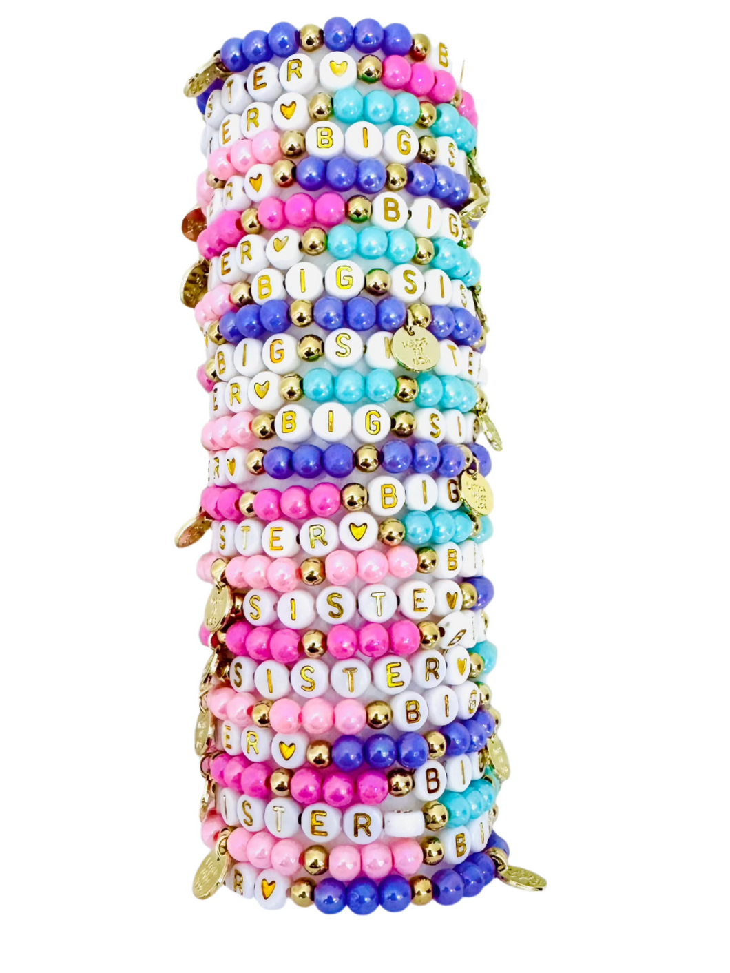 Little Miss Zoe Big Sister Bracelets