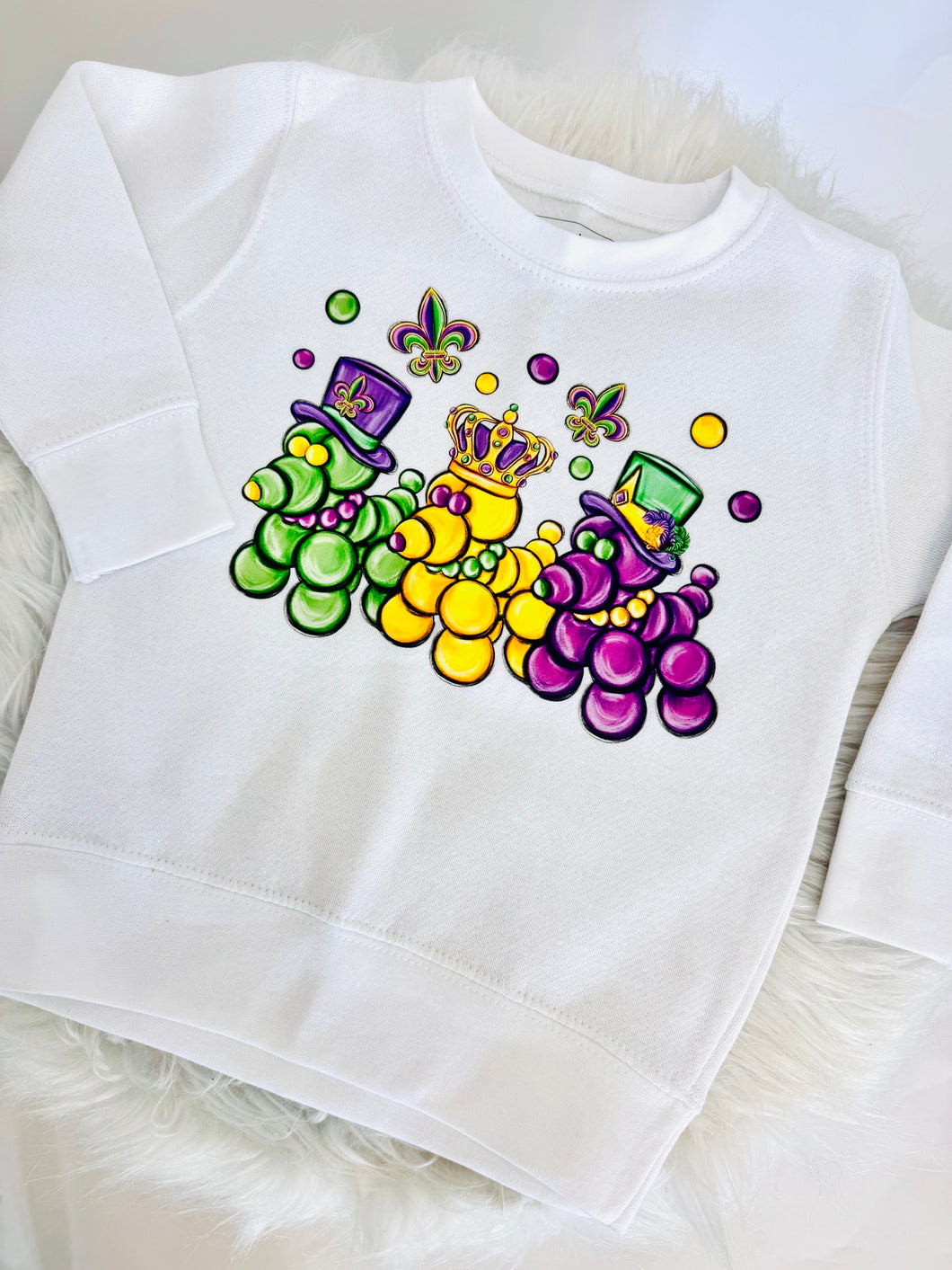 Bead Dog Graphic Crewneck Pullover