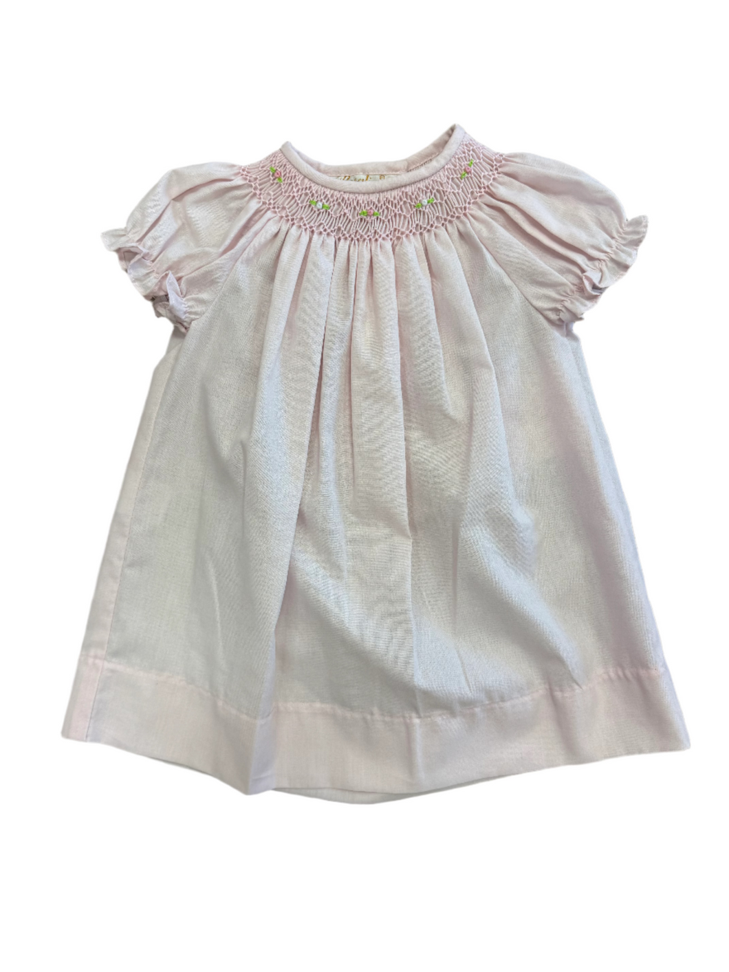 Pink Smocked Dress