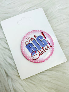 2" Big Sister Button