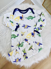 Load image into Gallery viewer, LSU Dino All-Stars Organic Cotton Gown
