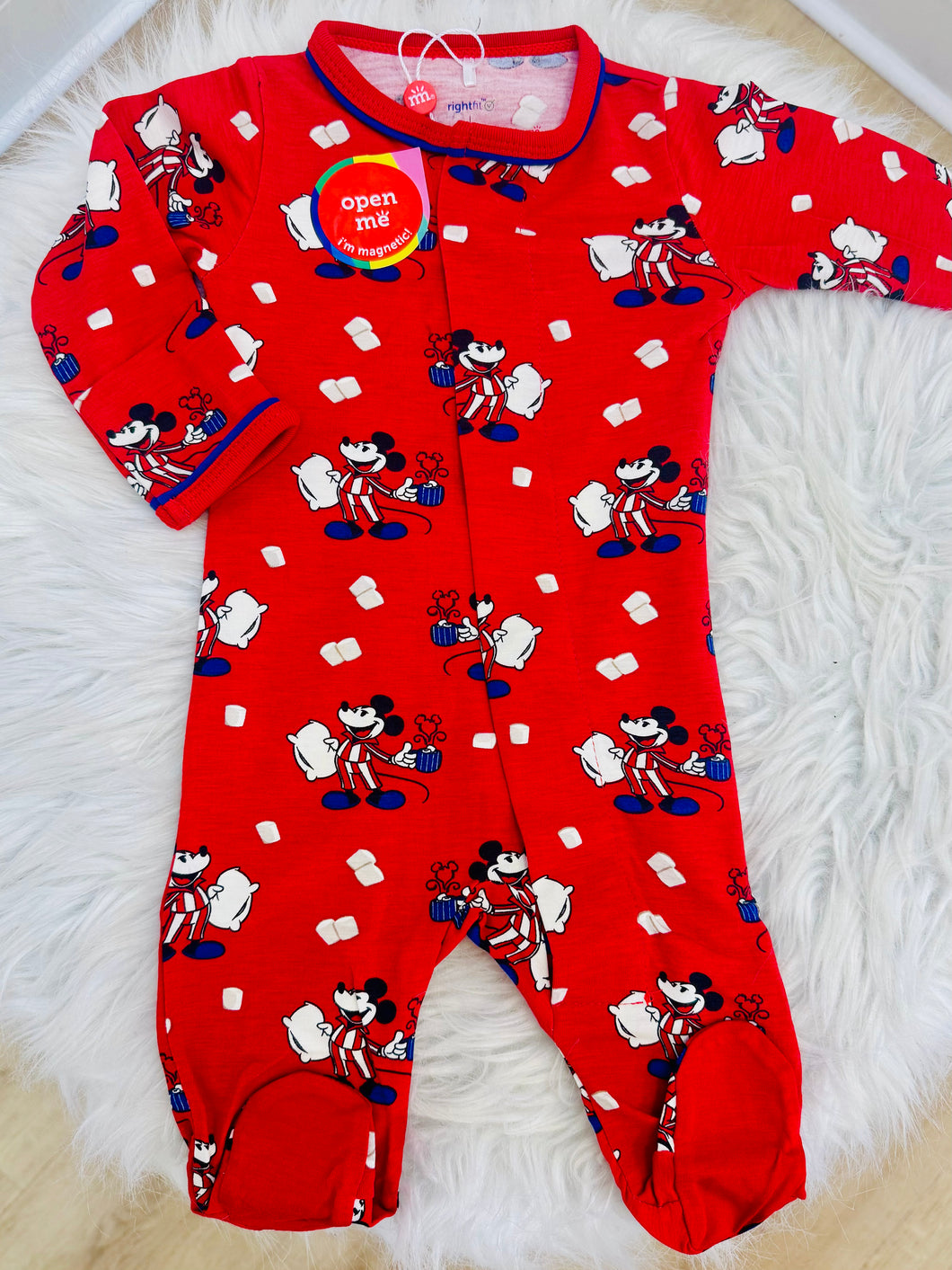 Red Cocoa Club RightFit™ Magnetic Footie