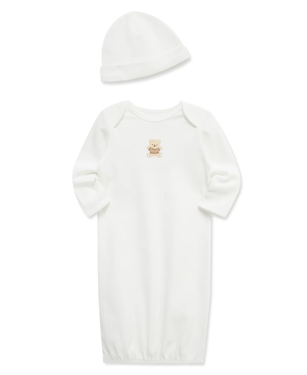 Gentle Bear Sleeper Gown and Hat