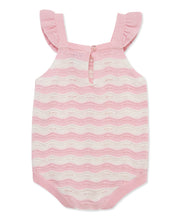 Load image into Gallery viewer, Curvy Striped Pointelle Knit Bubble

