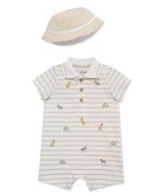Load image into Gallery viewer, Safari Romper &amp; Hat
