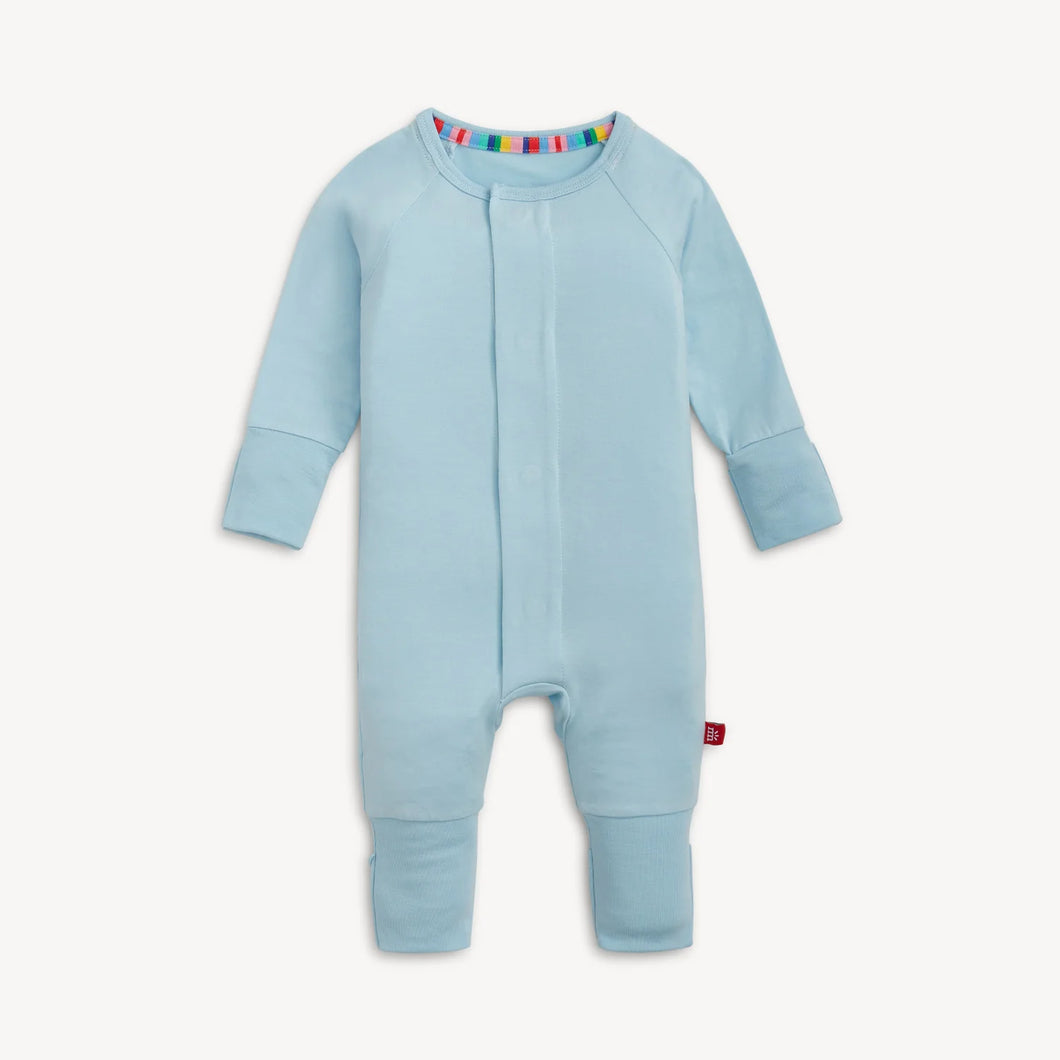 Baby Blue Modal Magnetic Convertible Coverall