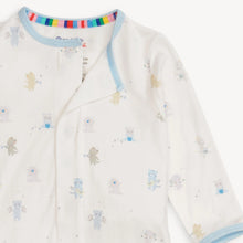 Load image into Gallery viewer, Baby Beats Blue Modal Magnetic Footie
