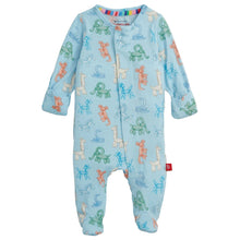 Load image into Gallery viewer, Blue Party Animals Glow in the Dark Modal Magnetic Footie
