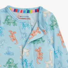 Load image into Gallery viewer, Blue Party Animals Glow in the Dark Modal Magnetic Footie
