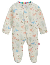 Load image into Gallery viewer, Chicken Tender Organic Cotton Magnetic Footie
