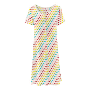 Kickee Rainbow Nursing Gown