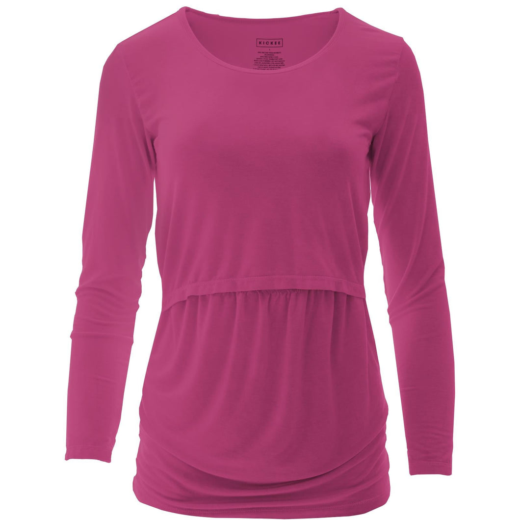 Kickee Long Sleeve Nursing Tee