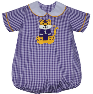 Remember Nguyen Purple/Gold Boy Bubble with Applique