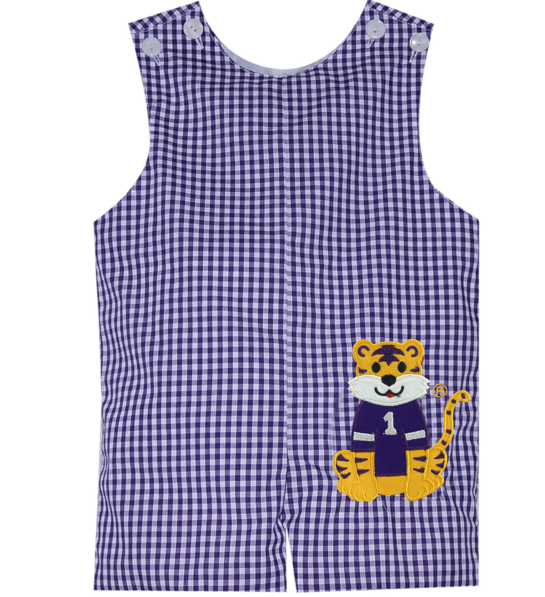 Remember Nguyen Purple/Gold Shortall with Applique