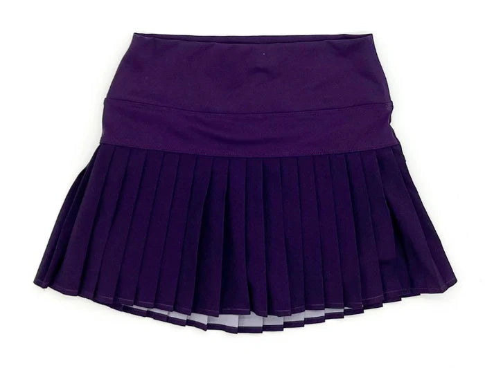 Blended Spirit Girls Purple Athletic Pleat Skort