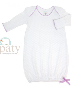 Paty Knit Overlap Shoulder Gown (New Colors!)