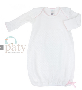 Paty Knit Overlap Shoulder Gown (New Colors!)