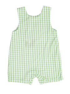 Mini Gingham Green Sleeveless Jon Jon