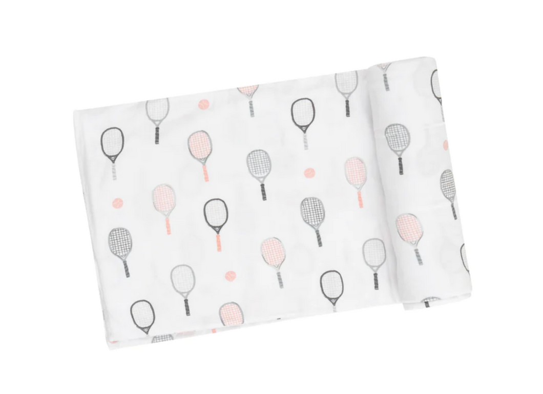 Tennis Pink Swaddle Blanket