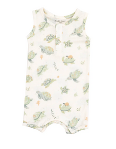 Sea Turtles Sleeveless Shortie Romper