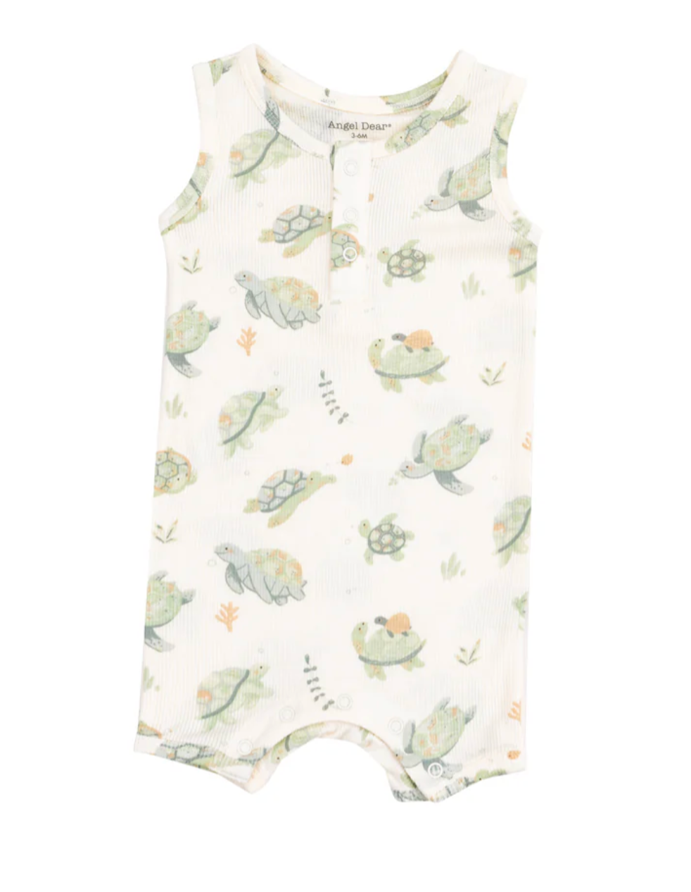 Sea Turtles Sleeveless Shortie Romper