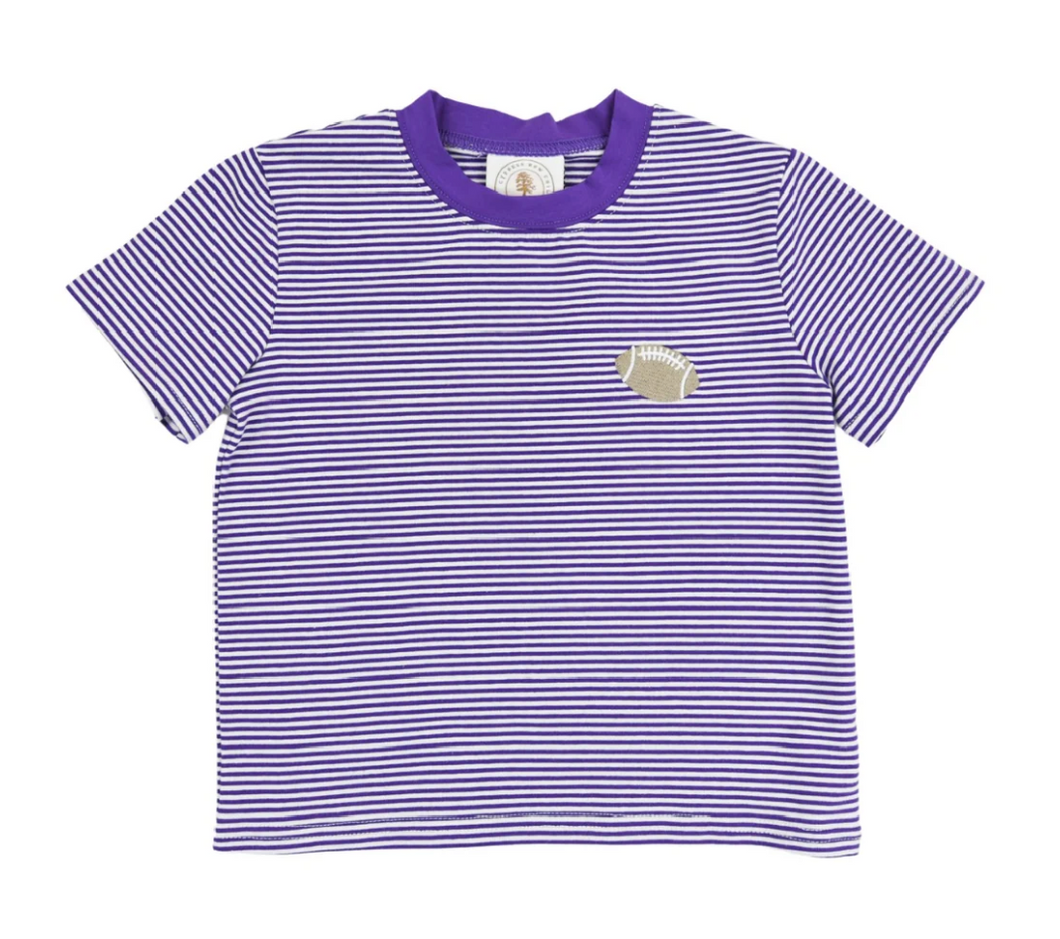 Purple Stripe Tailgate T-Shirt