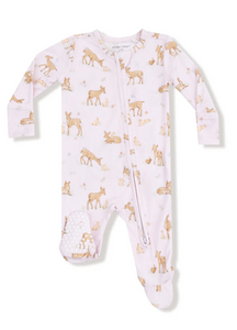 Little Fawn Ruffle Footie