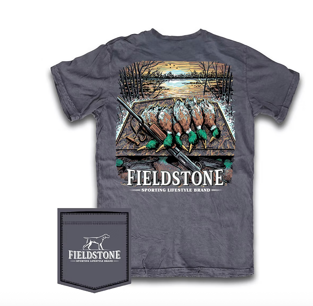 Mallard Spread Field Stone Tee- Youth