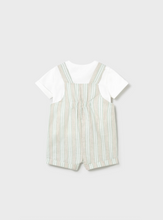 Load image into Gallery viewer, Mayoral Printed Dungaree and T-shirt Set
