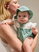 Load image into Gallery viewer, Mayoral Girls Floral Romper with Hat
