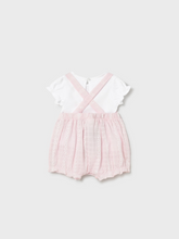Load image into Gallery viewer, Newborn Girl Dungaree and T-shirt Set
