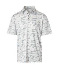 Load image into Gallery viewer, Snow Camo Polo - Youth
