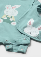 Load image into Gallery viewer, Mayoral Newborn Boy Romper with Bib Set
