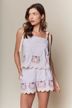 Load image into Gallery viewer, Tiger Spirit Embroidered Short Set

