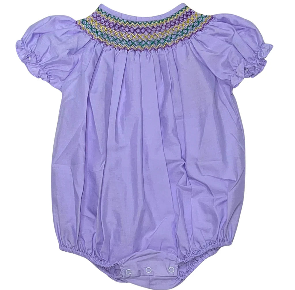 Mardi Gras Smocked Bubble by Magnolia Steel