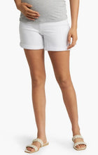 Load image into Gallery viewer, Winnie White Rolled Shorts

