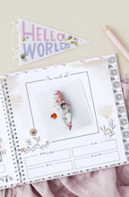 Load image into Gallery viewer, Wildflower Meadow Luxury First Year Baby Memory Book

