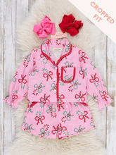 Load image into Gallery viewer, Candy Cane Cutie Cropped Pajamas
