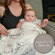 Load image into Gallery viewer, Child of God Baby Muslin Swaddle Blanket
