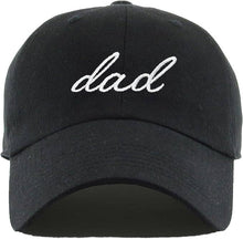 Load image into Gallery viewer, Dad Hat - Script Black

