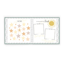Load image into Gallery viewer, Celestial Skies Luxury First Year Baby Memory Book
