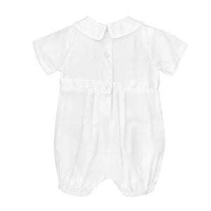 Petit Ami Christening Knicker & Bonnet with Pintucks
