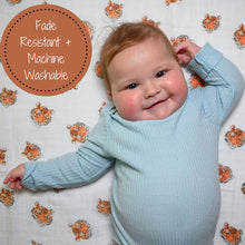 Load image into Gallery viewer, You&#39;re Roar-some Baby Muslin Swaddle Blanket
