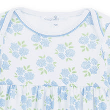 Load image into Gallery viewer, Dreamy Hydrangeas Print Gathered Gown
