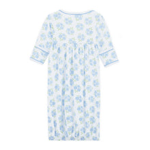 Load image into Gallery viewer, Dreamy Hydrangeas Print Gathered Gown

