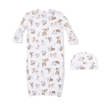 Load image into Gallery viewer, Yeehaw Kimono Gown With Knot Hat
