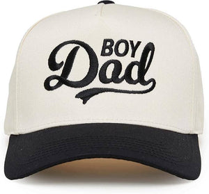 Two Tone Cap - Boy Dad - Black/Beige