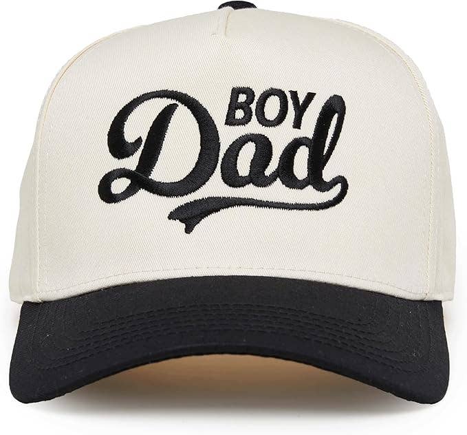 Two Tone Cap - Boy Dad - Black/Beige