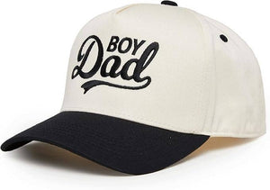 Two Tone Cap - Boy Dad - Black/Beige