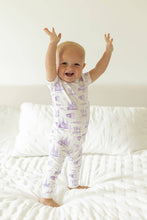 Load image into Gallery viewer, Lavender Toile 2 Piece Bamboo Pajama Set
